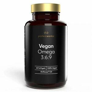 Vegan Omega 3: 6: 9 Ahiflower® Oil - The Protein Works, 60cps vyobraziť