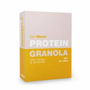 Proteínová granola s medom a mandľami - GymBeam, 300g vyobraziť