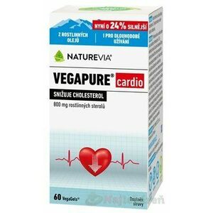 SWISS NATUREVIA VEGAPURE cardio 800 mg cps 1x60 ks vyobraziť