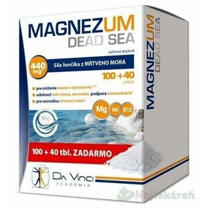 MAGNEZUM DEAD SEA - DA VINCI, tbl 100+40 zadarmo (140 ks) vyobraziť