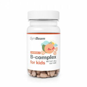 B-komplex, tablety na cmúľanie pre deti - GymBeam vyobraziť