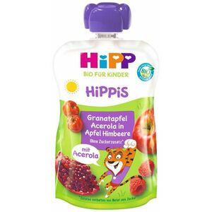 HiPP BIO HiPPiS Jablko-Maliny-Granátové Jablko-Acerola 100 g, od 1 roka vyobraziť