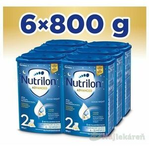 Nutrilon Advanced 2 Good Night následná mliečna dojčenská výživa v prášku (6-12 mesiacov) 6x800 g vyobraziť