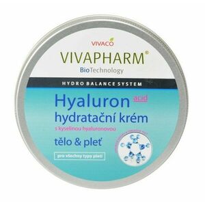 Pleťový a telový krém hydratačný s kyselinou hyalurónovou VIVAPHARM 200 ml vyobraziť