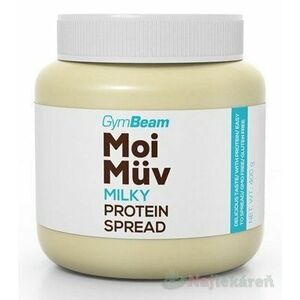 GymBeam MoiMüv Protein Spread MILKYproteínová nátierka, príchuť bielej čokolády 400 g vyobraziť