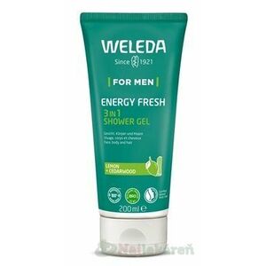 WELEDA For Men Energy Fresh 3in1 sprchový gél, citrón 200 ml vyobraziť