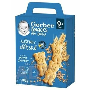 Gerber Snacks for Baby Detské SUŠIENKY (od ukonč. 9. mesiaca) 1x180 g vyobraziť