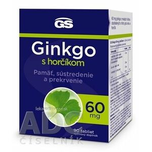 GS Ginkgo 60 mg s horčíkom tbl 1x90 ks vyobraziť