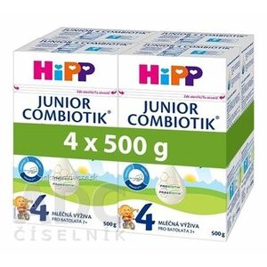 HiPP 4 JUNIOR COMBIOTIK (inov.2021) mliečna výživa pre batoľatá (od 2 rokov) 4x500 g vyobraziť