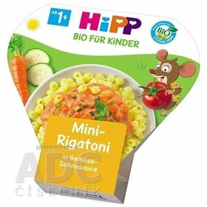 HiPP BIO Mini-Rigatoni príkrm so zeleninou v smotanovej omáčke (od ukonč. 1 roku) (inov. 2021) 1x250 g vyobraziť