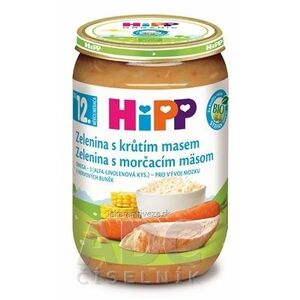 HiPP BIO Zelenina s morčacím mäsom príkrm - kompletný pokrm (od 12. mesiaca) 1x220 g vyobraziť