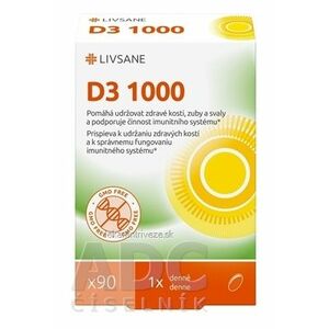 LIVSANE Vitamín D3 1000 IU cps 1x90 ks vyobraziť
