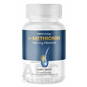 MOVit L-METHIONIN 500 mg PREMIUM cps 1x90 ks vyobraziť