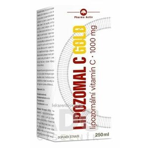 Pharma Activ LIPOZOMAL C 1000 mg GOLD emulzia 1x250 ml vyobraziť