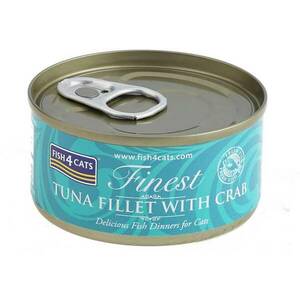 FISH4CATS Konzerva pre mačky Finest tuniak s krabom 70g vyobraziť