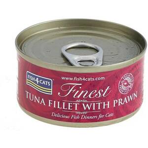 FISH4CATS Konzerva pre mačky Finest tuniak s krevetami 70g vyobraziť