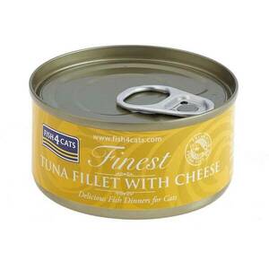 FISH4CATS Konzerva pre mačky Finest tuniak so syrom 70g vyobraziť