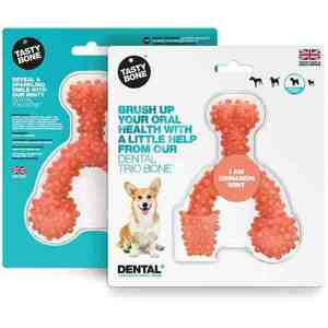 TASTY BONE Dental trio kostička nylonová pre malých psov - Škorica & Mäta vyobraziť