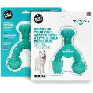 TASTY BONE Dental trio kostička nylonová pre veľkých psov - Peppermint vyobraziť