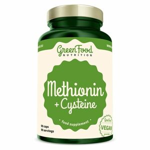 GREENFOOD NUTRITION Metionín + cysteine 90 kapsúl vyobraziť