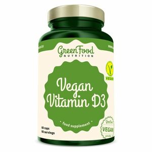 GREENFOOD NUTRITION Vegan vitamín D3 60 kapsúl vyobraziť