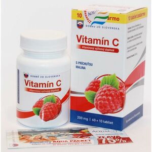 DOBRÉ ZO SLOVENSKA Vitamín C 200 mg malina 60 + 10 tabliet vyobraziť