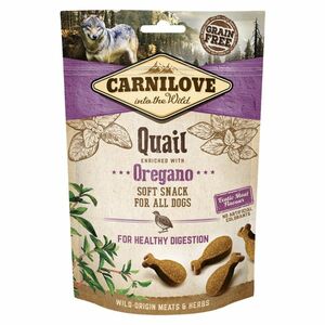 CARNILOVE Dog Semi Moist Snack Quail&Oregano 200 g vyobraziť