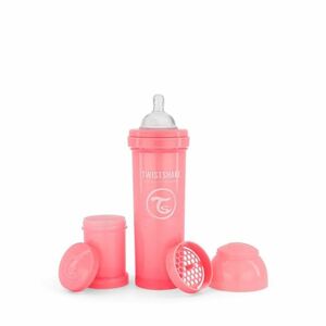 TWISTSHAKE Dojčenská fľaša Anti-Colic ružová 330 ml vyobraziť