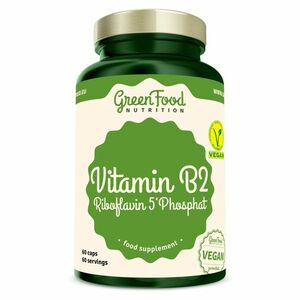 GREENFOOD NUTRITION Vitamín B2 riboflavín 5'phosphat 60 kapsúl vyobraziť