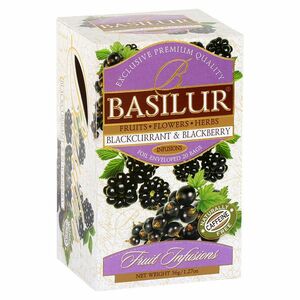 BASILUR Fruit Blackcurrant & Blackberry 25 sáčkov vyobraziť