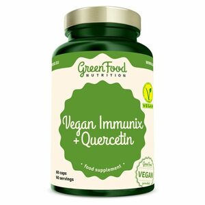 GREENFOOD NUTRITION Vegan immunix + Quercetin 60 kapsúl vyobraziť