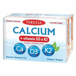 TEREZIA CALCIUM + vitamín D3 a K2 vyobraziť