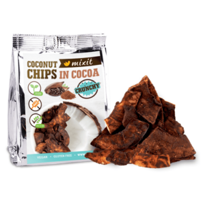 MIXIT Kokosové chipsy kakao 60 g vyobraziť