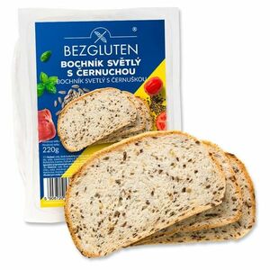 BEZGLUTEN Chlieb biely s černuchou bez lepku 220 g vyobraziť