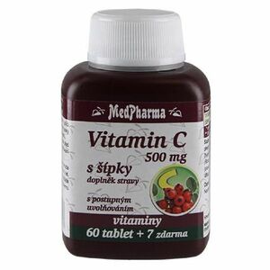 MEDPHARMA Vitamín C 500 mg so šípkami 67 tabliet vyobraziť