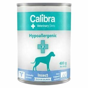 CALIBRA Vet. Diets Hypoallergenic konzerva pre psov Insect&Salmon 400 g vyobraziť