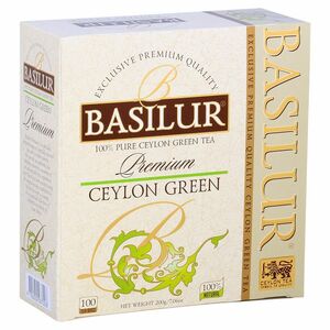 BASILUR Premium ceylon green neprebal 100 sáčkov vyobraziť