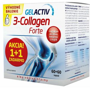 GelActiv 3-Collagen Forte 2 x 60 ks vyobraziť