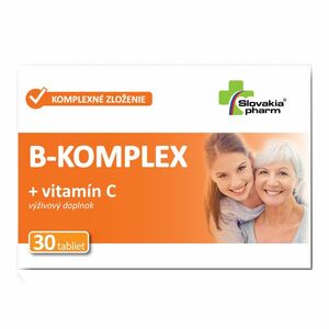 Slovakiapharm B-komplex + vitamín C 30 tabliet vyobraziť