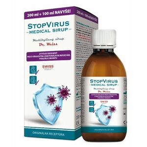 Stopvirus Dr.Weiss StopVirus Dr. Weiss Medical sirup 300 ml vyobraziť
