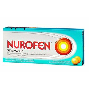 Nurofen StopGrip filmom obalené tablety 200mg, 24 tabliet vyobraziť