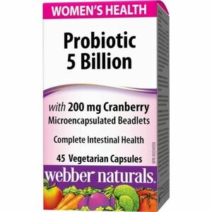 Webber Naturals Probiotiká s brusnicami pre ženy 45 kapsúl vyobraziť