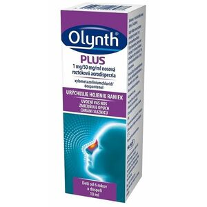 Olynth PLUS 1 mg/50 mg/ml nosová roztoková aerodisperzia na liečbu nádchy u dospelých a detí od 6 rokov, 10 ml vyobraziť