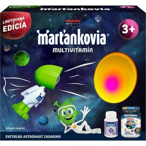 Marťankovia Gummy Multivitamín 50ks + tbl.cmúľacie s inulínom 30 ks + darček svetielko astronaut vyobraziť