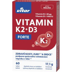 Vitar Vitamin K2+D3 Forte 60 tabliet vyobraziť