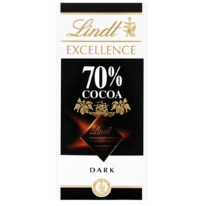 Lindt Excellence čokoláda horká 70% 100 g vyobraziť