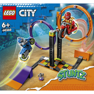 LEGO® City 60360 Kaskadérská výzva s rotujúcimi kruhmi vyobraziť