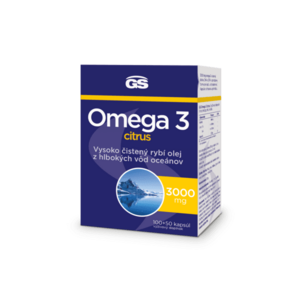 GS Omega 3 citrus, 100+50 kapsúl vyobraziť