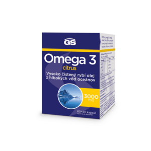 GS Omega 3 citrus, 60+30 kapsúl vyobraziť