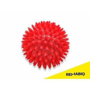 Rehabiq Masážna loptička ježko, 8 cm, červená vyobraziť